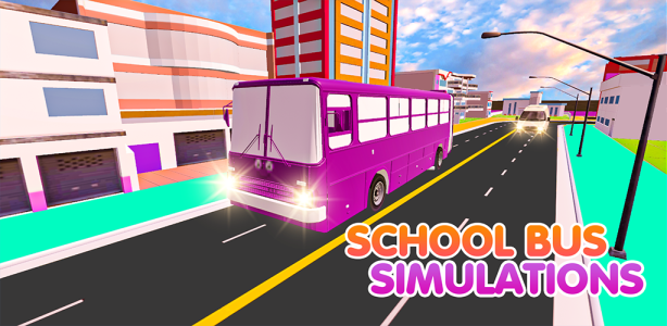 اسکرین شات 1 بازی School Bus Simulator Drive 3D