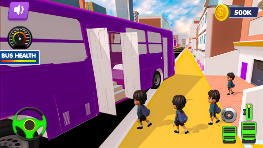 اسکرین شات 6 بازی School Bus Simulator Drive 3D