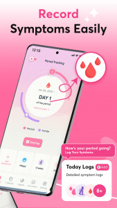 اسکرین شات 3 برنامه She Period & Pregnancy Tracker