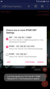 اسکرین شات 4 برنامه USB Dual Camera