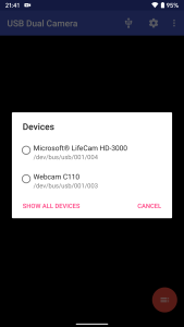 اسکرین شات 6 برنامه USB Dual Camera
