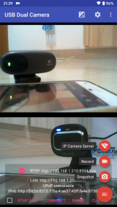 اسکرین شات برنامه USB Dual Camera 3