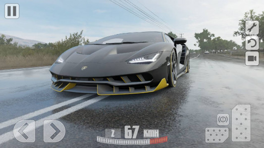اسکرین شات بازی Fun Race Lamborghini Centenario Parking 1