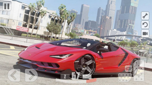 اسکرین شات بازی Fun Race Lamborghini Centenario Parking 4