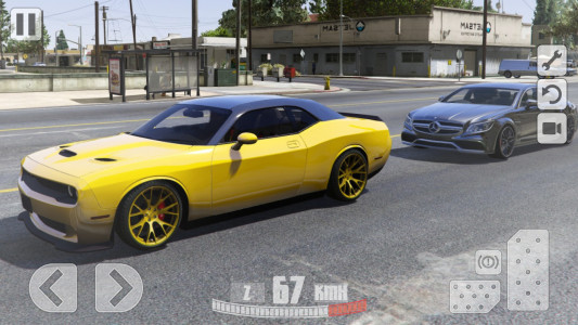 اسکرین شات بازی Simulator Dodge Demon Parking 2