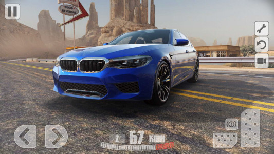 اسکرین شات بازی City Racer BMW M5 Parking Area 1