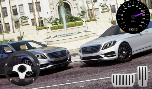 اسکرین شات 1 بازی Mers S Class Taxi Simulator