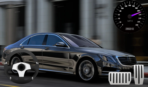 اسکرین شات 3 بازی Mers S Class Taxi Simulator