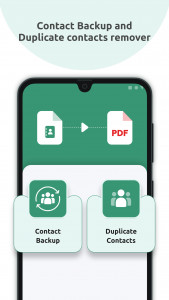 اسکرین شات برنامه Contact Backup & Cleaner 1