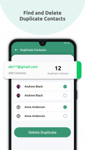 اسکرین شات برنامه Contact Backup & Cleaner 3