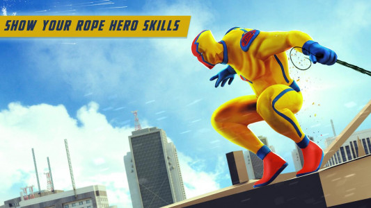 اسکرین شات بازی Super Rope Hero Grand City 3