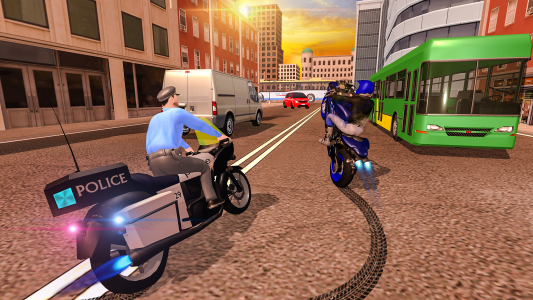 اسکرین شات برنامه Police Motor Bike 3D Game 2023 4