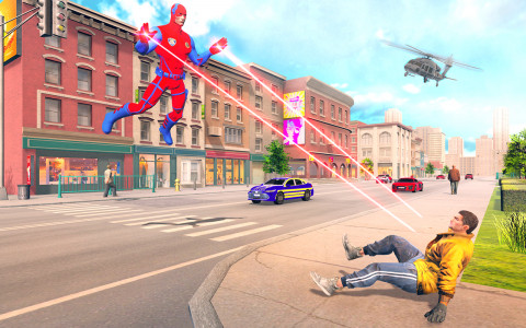اسکرین شات بازی Captain Super Hero Man Game 3D 3