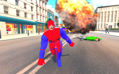 اسکرین شات بازی Captain Super Hero Man Game 3D 7