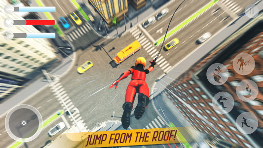 اسکرین شات بازی Rope Superhero War Rescue Game 1