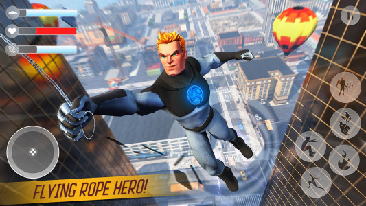 اسکرین شات بازی Grand Rope Superhero Games 3d 4