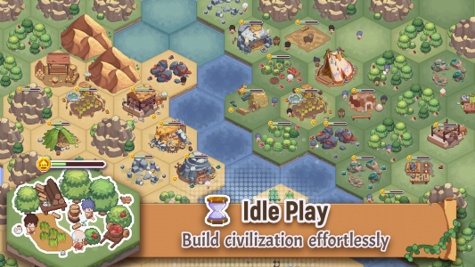 اسکرین شات 6 بازی Pixel Civilization: Idle Game