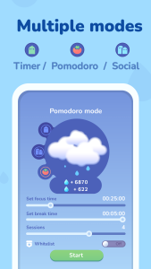 اسکرین شات 3 برنامه Focus Plant: Pomodoro Forest