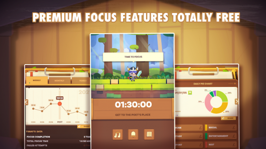اسکرین شات برنامه Focus Quest - Stay Focused, Study Timer, Focus App 1
