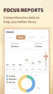 اسکرین شات 3 برنامه Striving: Pomodoro study timer
