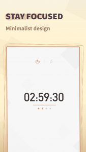 اسکرین شات 2 برنامه Striving: Pomodoro study timer