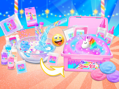 اسکرین شات 5 بازی Rainbow Slime Kit