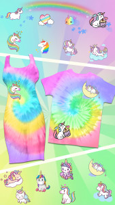 اسکرین شات بازی Unicorn Tie Dye 4