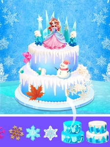 اسکرین شات 3 بازی Icy Princess & Prince Cake