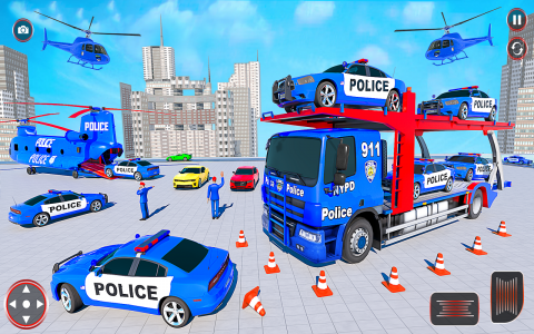 اسکرین شات برنامه Grand Vehicle Police Transport 4