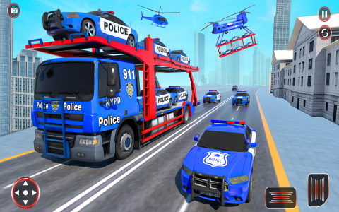 اسکرین شات برنامه Grand Vehicle Police Transport 5