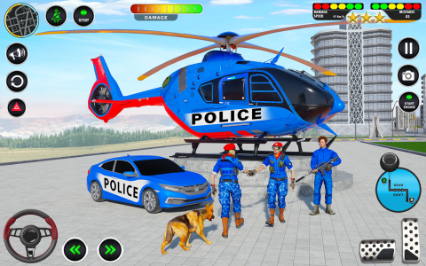 اسکرین شات برنامه Grand Vehicle Police Transport 2