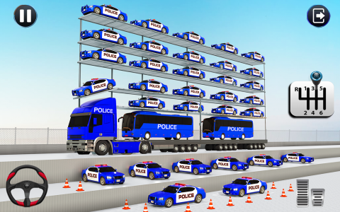 اسکرین شات برنامه Grand Vehicle Police Transport 7