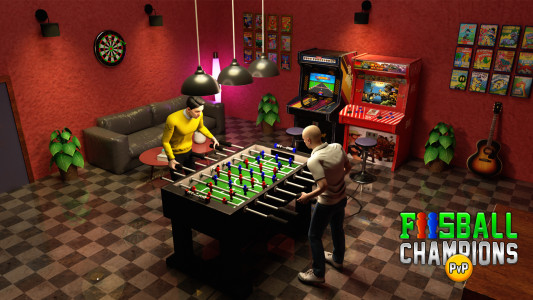 اسکرین شات 1 بازی Foosball  PvP - Table Football