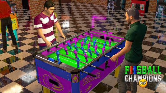 اسکرین شات 1 بازی Foosball  PvP - Table Football