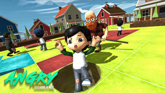 اسکرین شات 2 برنامه Hello Angry Neighbor-A Maze