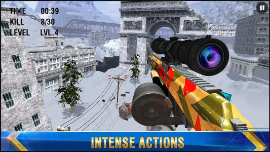 اسکرین شات بازی Sniper Gun Games: Winter War 2
