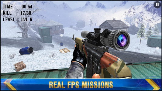 اسکرین شات بازی Sniper Gun Games: Winter War 4