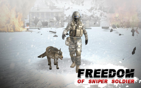 اسکرین شات بازی Snow Army Sniper Shooting War: 1