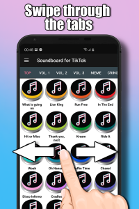 اسکرین شات برنامه TikSong - Popular and Trending Songs Soundboard 6