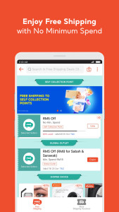 اسکرین شات 3 برنامه Shopee MY: No Shipping Fee