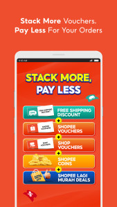 اسکرین شات 2 برنامه Shopee MY: No Shipping Fee