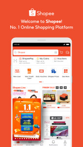 اسکرین شات 1 برنامه Shopee 1.1 New Year Party