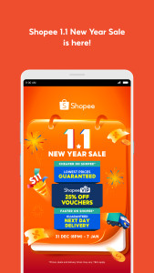 اسکرین شات 2 برنامه Shopee 1.1 New Year Party
