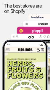 اسکرین شات 1 برنامه Shopify: Sell online/in person