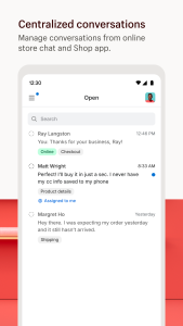 اسکرین شات 1 برنامه Shopify Inbox