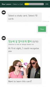 اسکرین شات برنامه HELLO KOREAN – Learning Korean with chatbot, K-POP 3