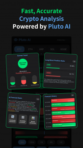 اسکرین شات 2 برنامه Pluto AI - AI Crypto Analysis