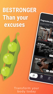 اسکرین شات 1 برنامه Home workouts BeStronger