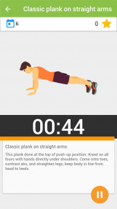 اسکرین شات 1 برنامه Plank challenge BeStronger