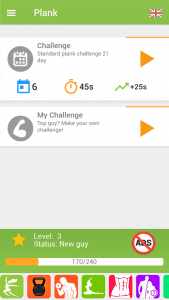 اسکرین شات 2 برنامه Plank challenge BeStronger